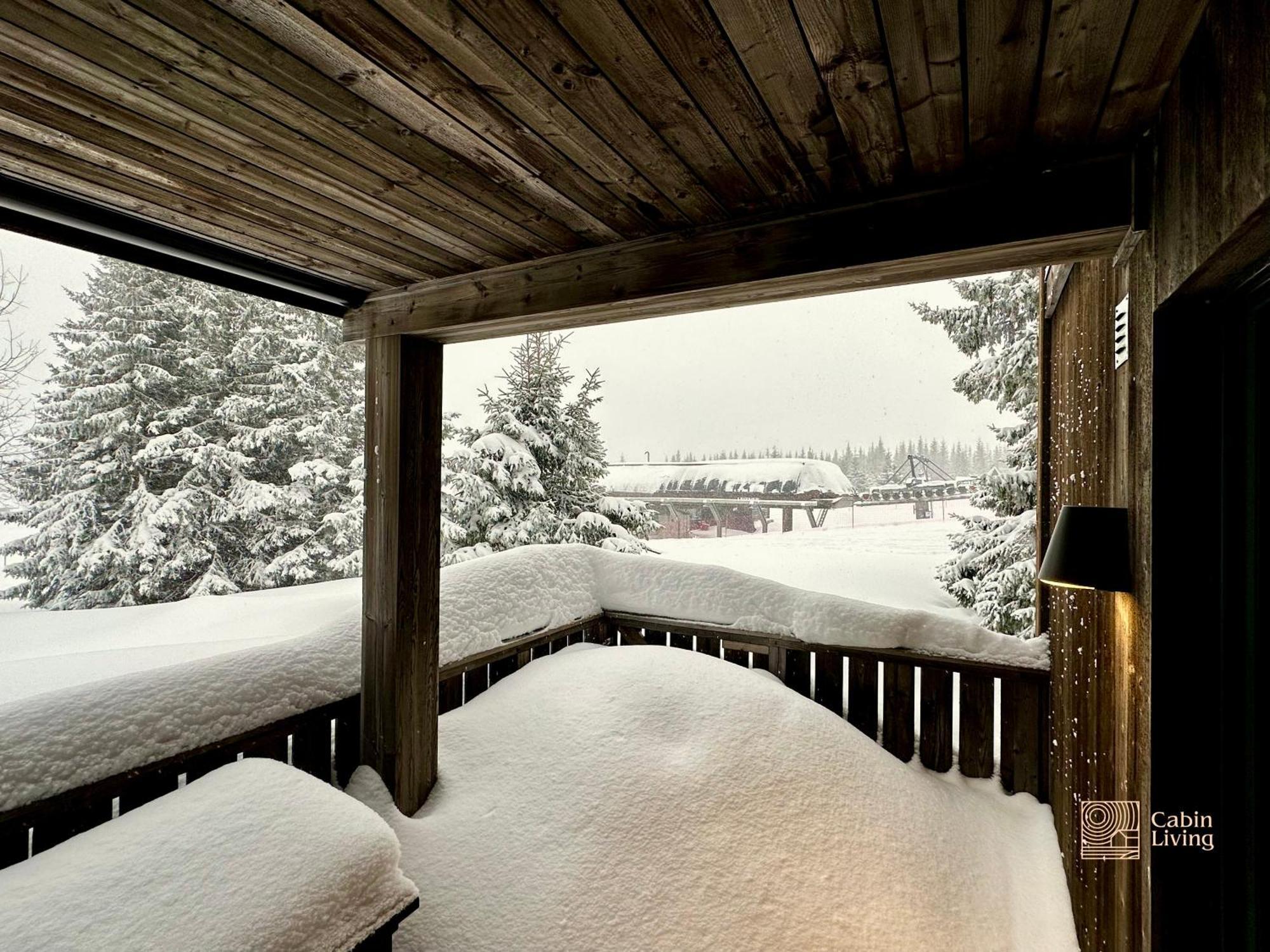 Modern Ski-In Out Apartment At Sjusjoen ภายนอก รูปภาพ